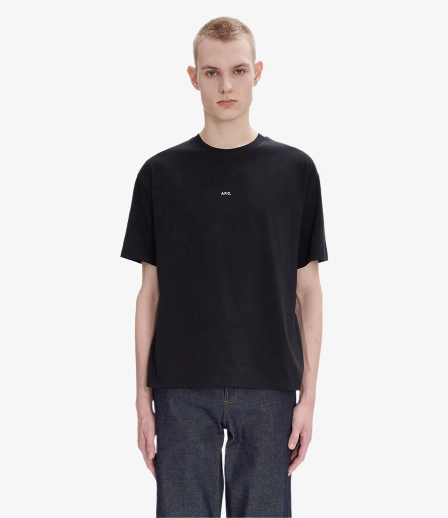 kastenförmiges micro-logo-t-shirt