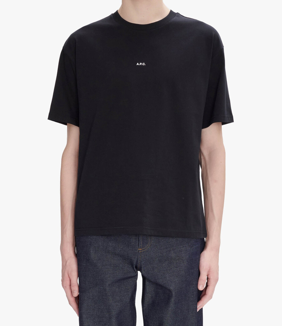 kastenförmiges micro-logo-t-shirt