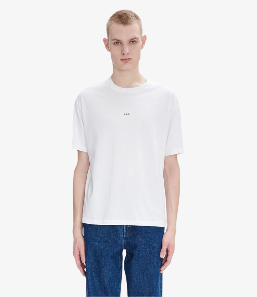 kastenförmiges micro-logo-t-shirt