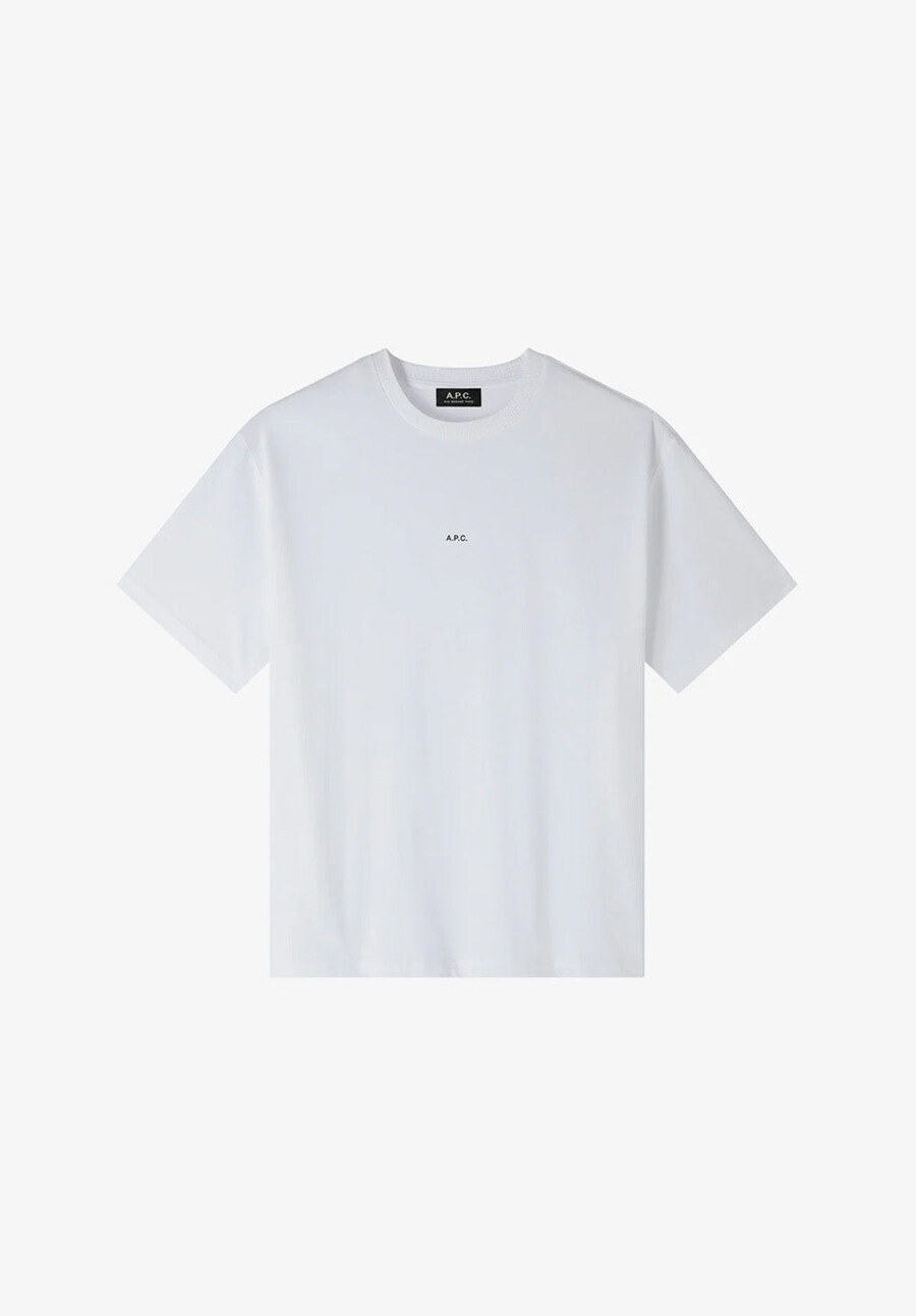 kastenförmiges micro-logo-t-shirt