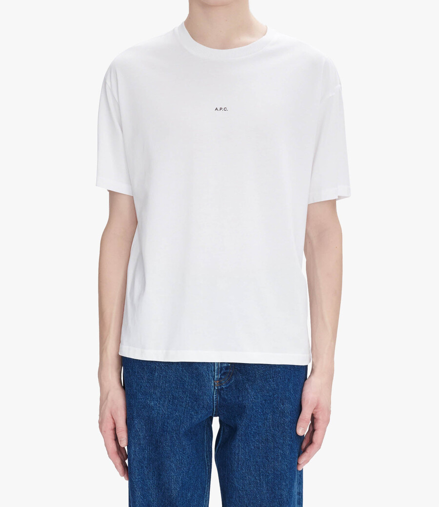 kastenförmiges micro-logo-t-shirt