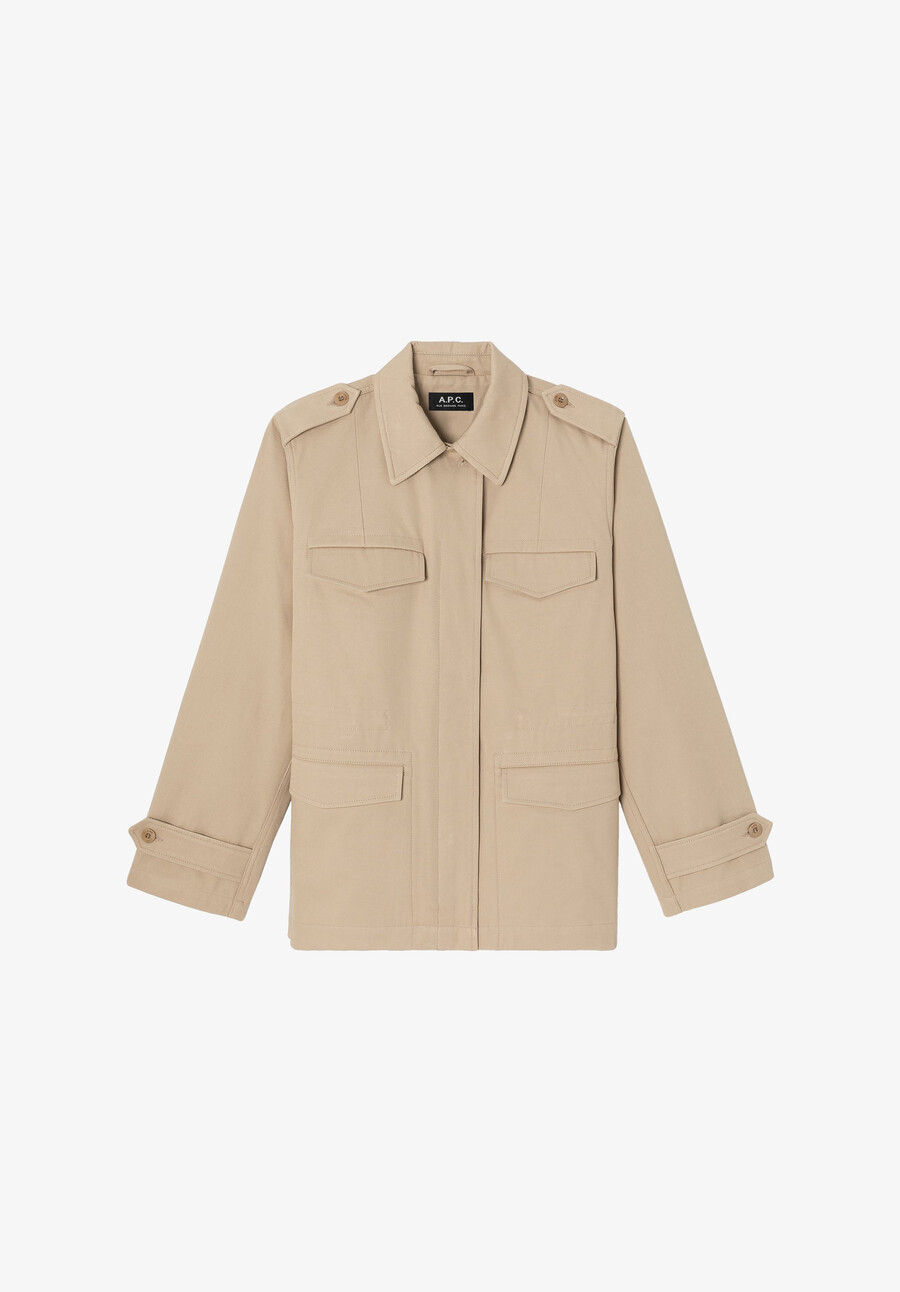taillierte safarijacke