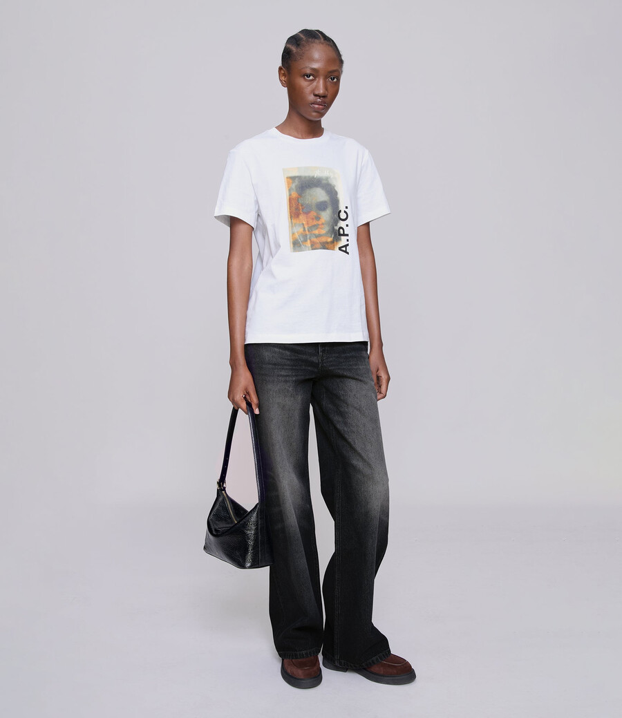 jean portrait t-shirt damen